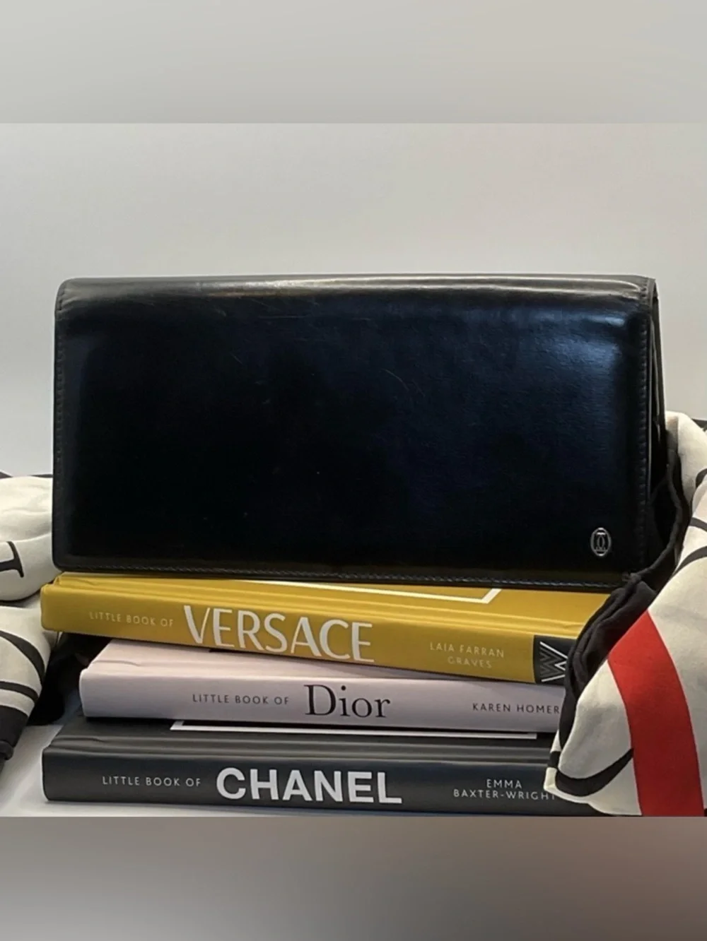 Cartier Pasha Black Leather Long Wallet